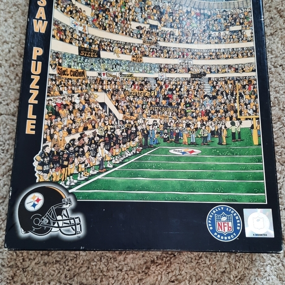 Vintage 1994 Pittsburgh Steelers NFL John Holladay 513 piece jigsaw puzzle - Picture 3 of 14